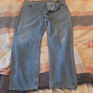 Levi's 501 Relaxed Fit Blue Jeans